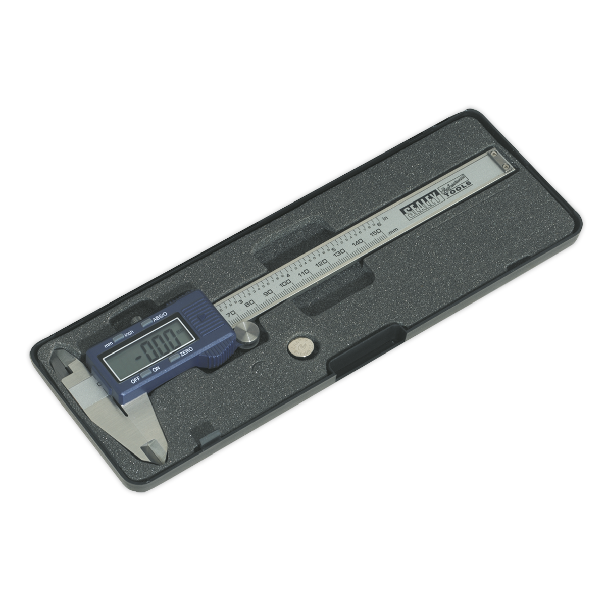 0 150mm 0 6 Digital Vernier Caliper AK962EV Sealey