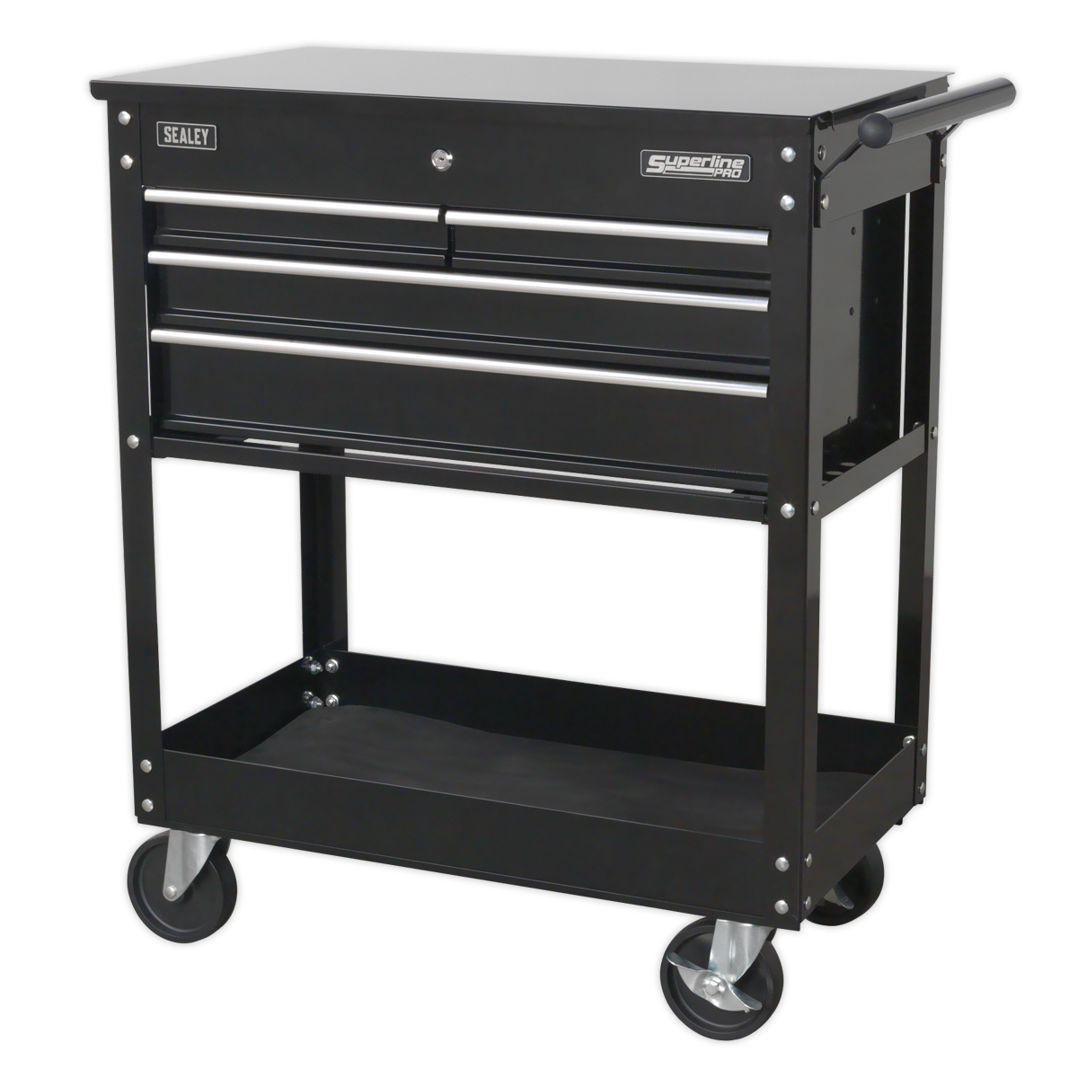 Mobile Tool Parts Trolley Drawers Lockable Top Ap Mb Sealey