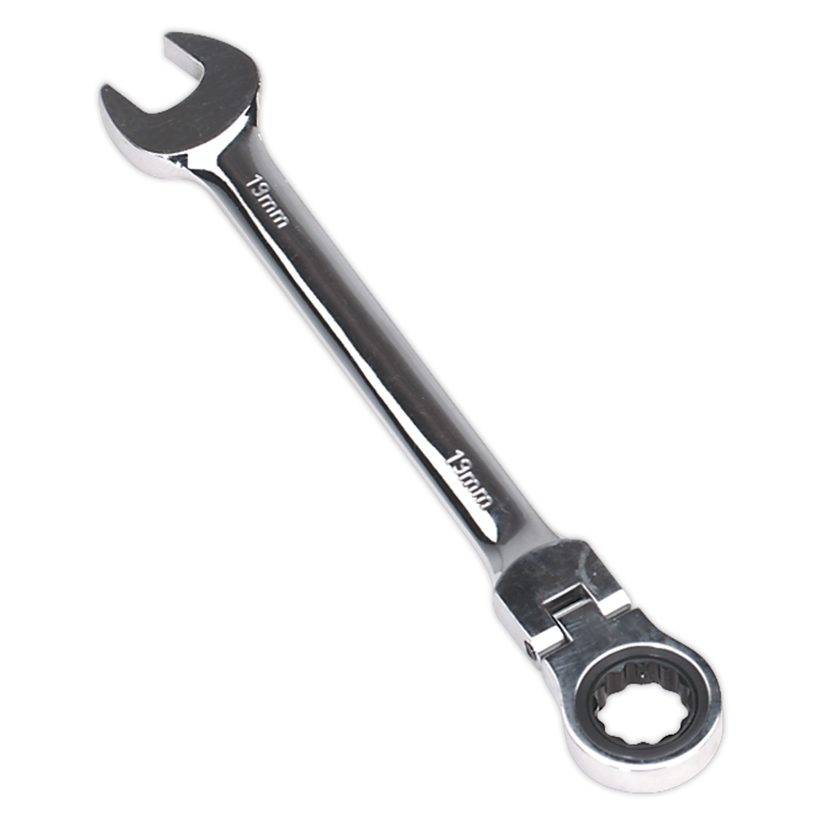 Mm Flexi Head Ratchet Combination Spanner Fhrcw Sealey